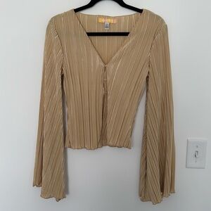 3for20❤️Urban Outfitters Gold Blouse